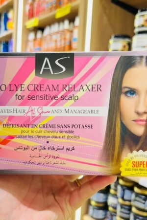 AS No Lye Cream Relaxer For Sensitive Scalp ( Défaisant en crème sans potasse)