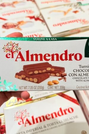 Almendro Turron Chocolate Con Almendras Sans Sucre 200G