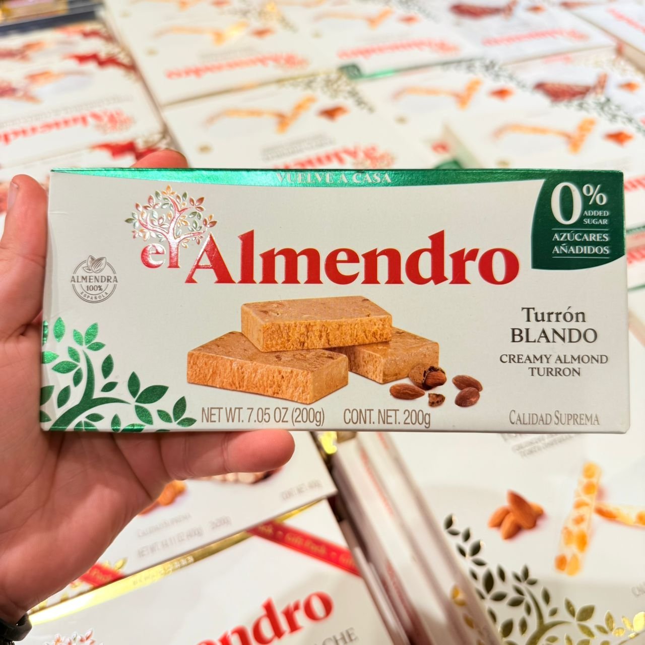 Almendro Turron Blando Creamy Almond Sans Sucre 200G