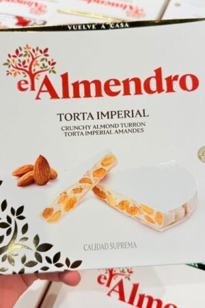 Almendro Torta Imperial Crunchy Almond Turron Round 200G