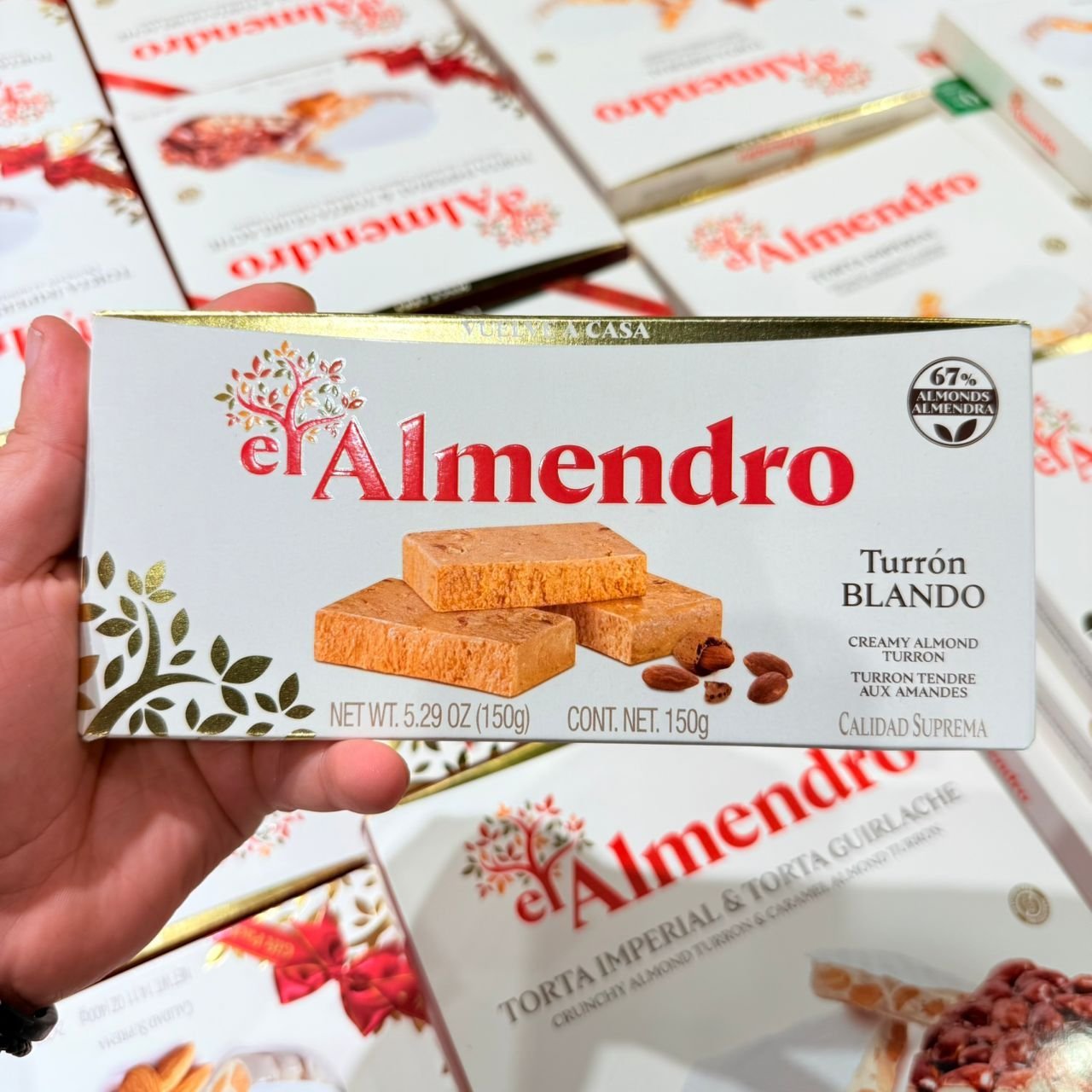Almendro Turron Blando Creamy Almond 200G