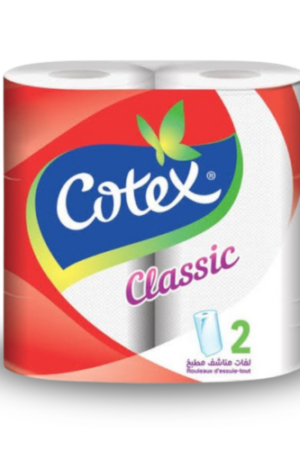 COTEX Essuie-tout CLASSIC 2 rouleaux