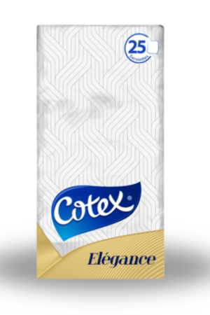 COTEX Serviettes ELEGANCE 25pcs
