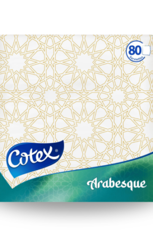 COTEX Serviettes ARABESQUE 80pcs