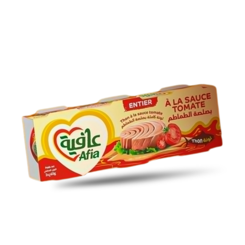 AFIA triplette de thon à la tomate 195g