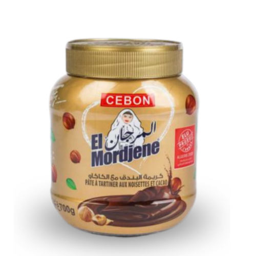 EL MORDJENE pâtes à tartiner chocolat noisettes 700g