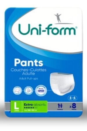 UNIFORM L Adultes Culottes 8 couches