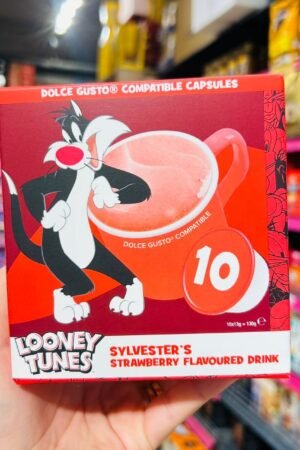 Looney Tunes Sylvester’s Strawberry Flavoured Drink Capsules 10Pcs