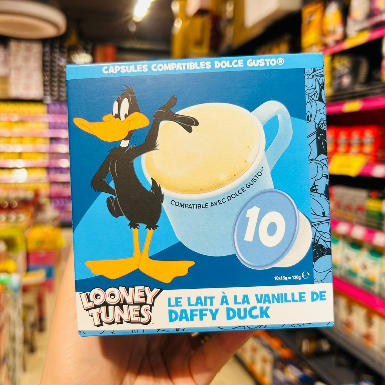 Looney Tunes le lait à la vanille de Duffy Duck Capsules 10Pcs