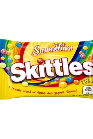 Skittles Smoothies bonbons à mâcher aux arômes de fruits et de yaourt 38g