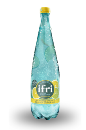 IFRI Eau pétillante citron 1L