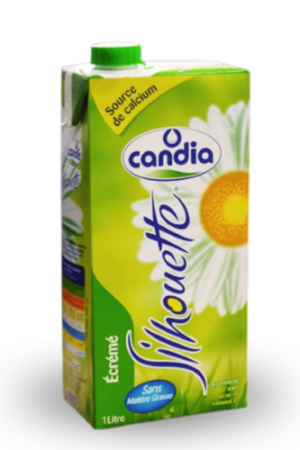 CANDIA Lait écrémé silhouette 1L