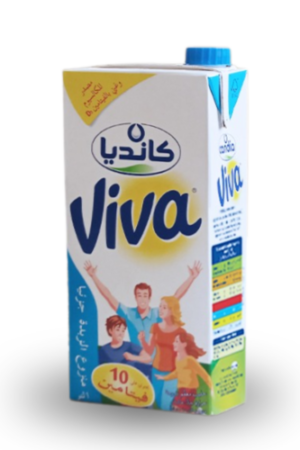 CANDIA Lait semi-écrémé viva 1L