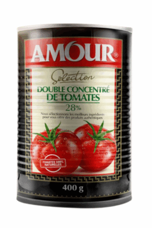 AMOUR Tomates double concentrées 400g