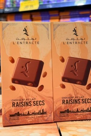L’entracte Chocolat Au Lait Raisins Sec 230G