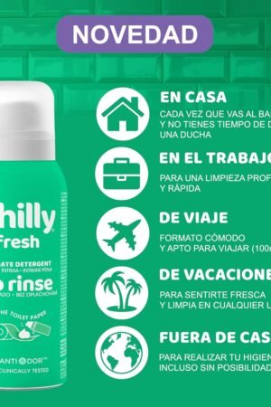 Chilly Hygiène intime Apaisant en mousse sans rinçage Format 100 ml