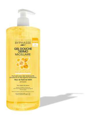 Byphasse GEL DOUCHE DERMO MICELLAIRE FLEUR DE TIARÉ 1L