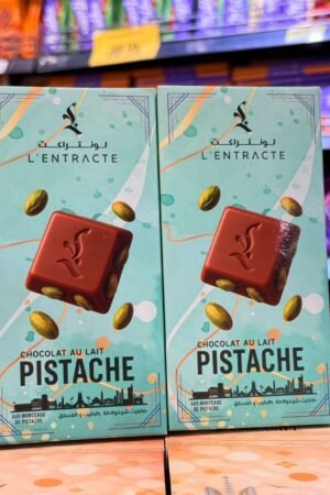 L’entracte Chocolat Au Lait Pistache 230G