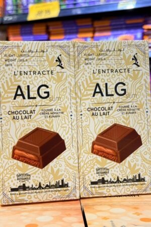 L’entracte Chocolat Au Lait Fourré Crème Noisette et Kunafa 230G