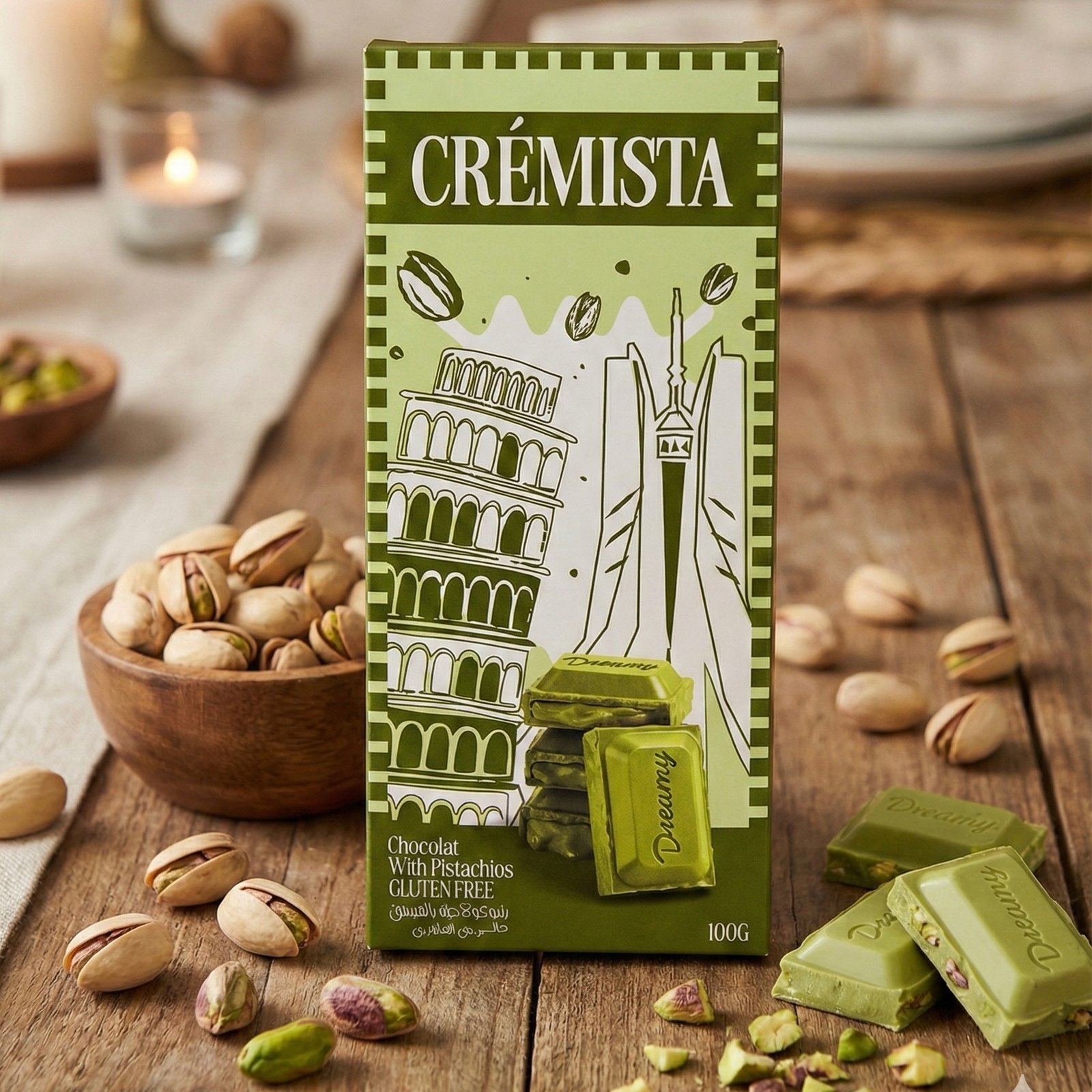 Cremista pistachios by dreamy 100 gr